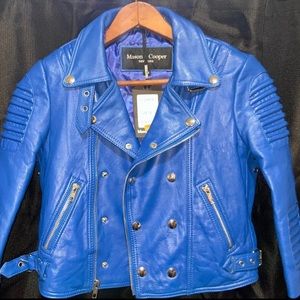 Kids Mason & Cooper leather jacket